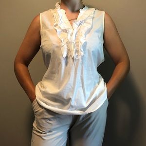 Merona ruffle tank blouse